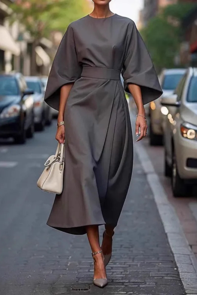 Mira™ | Elegante Abito Midi con Cintura