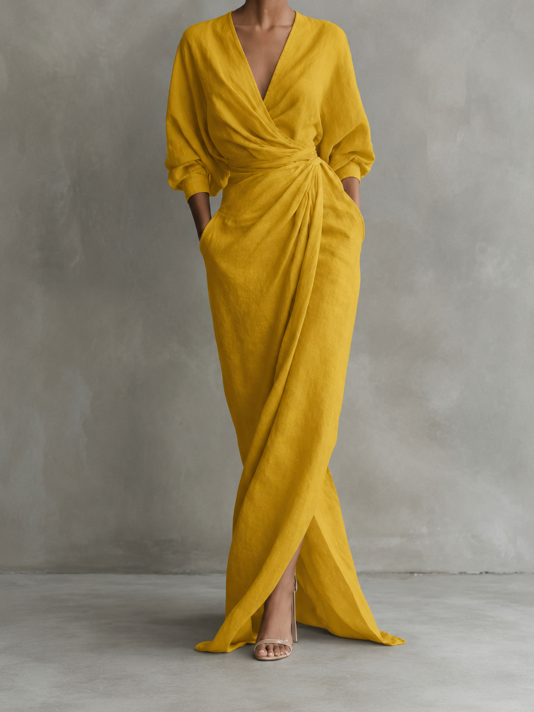 Nina™ | Elegante Vestito Maxi Avvolgente