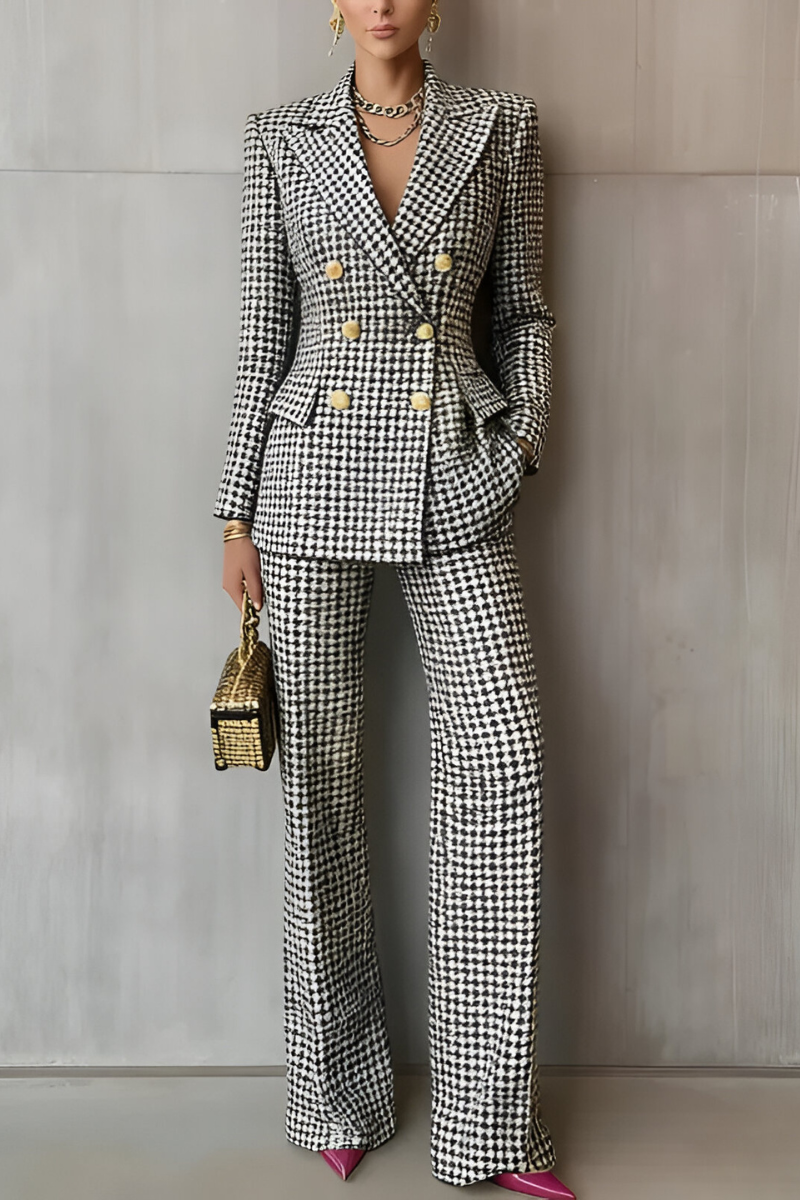 Celyn™ | Elegante Set a Quadri in Due Pezzi