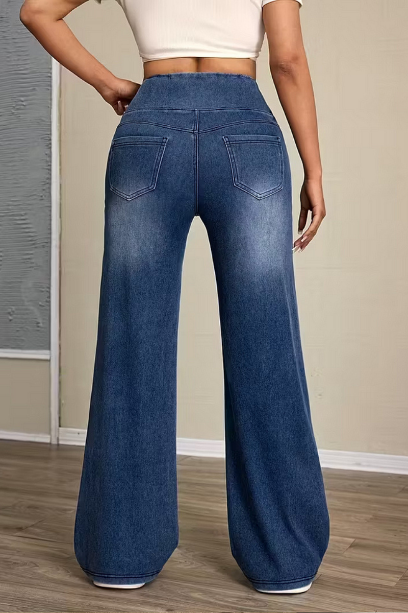 Novi™ | Pantaloni Ampi a Vita Alta