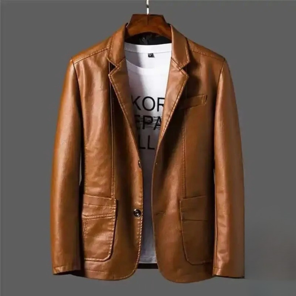 Levi™ | Blazer in Pelle Elegante