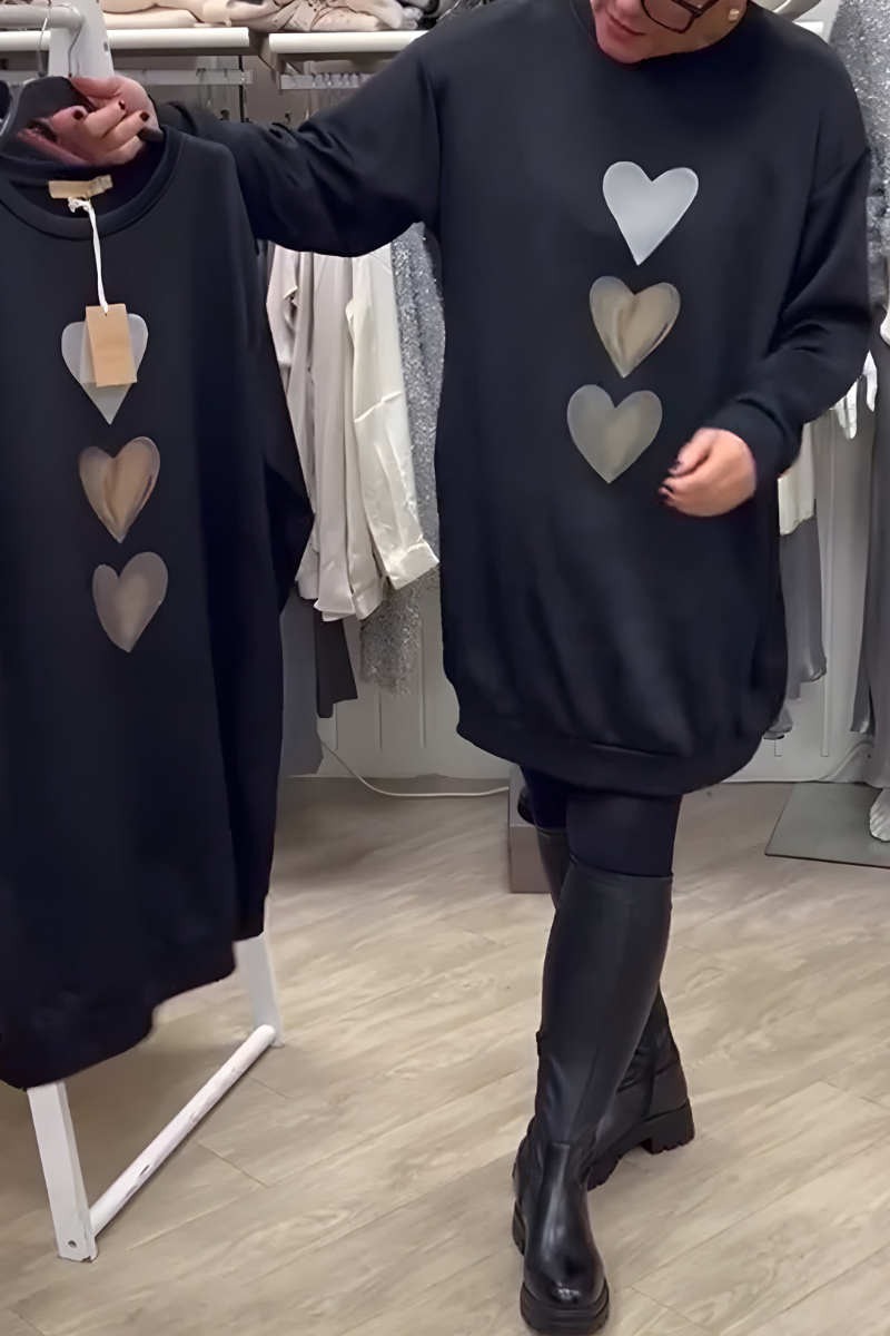 Nara™ | Abito felpa lungo casual