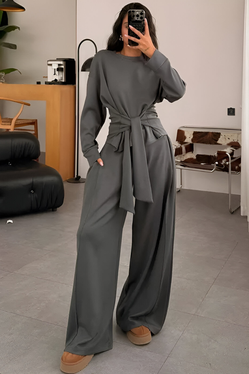 Meli™ | Moderno Jumpsuit Morbido con Gamba Larga