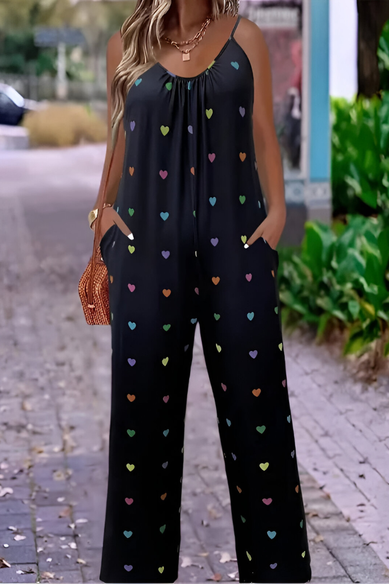 Niva™ | Tuta Shimmer Elegante con Pantaloni Ampi