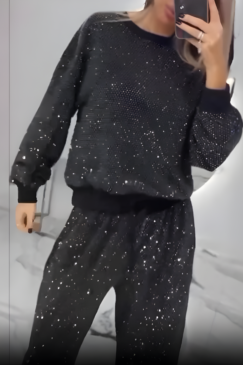 Lysa™ | Elegante set relax con paillettes