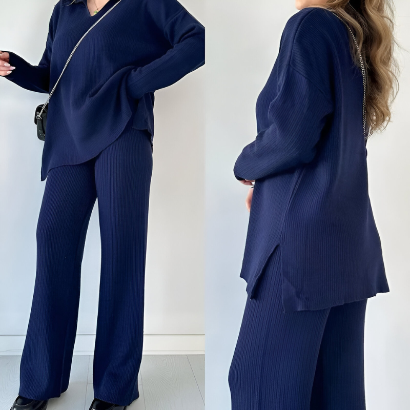 Nara™ | Set di lounge lavorato a maglia elegante