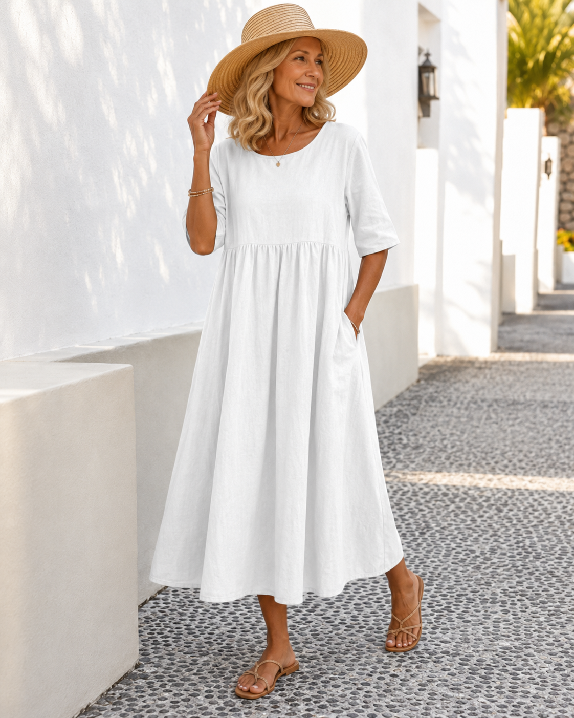 Lina™ | Abito Comodo Camuffa Pancia