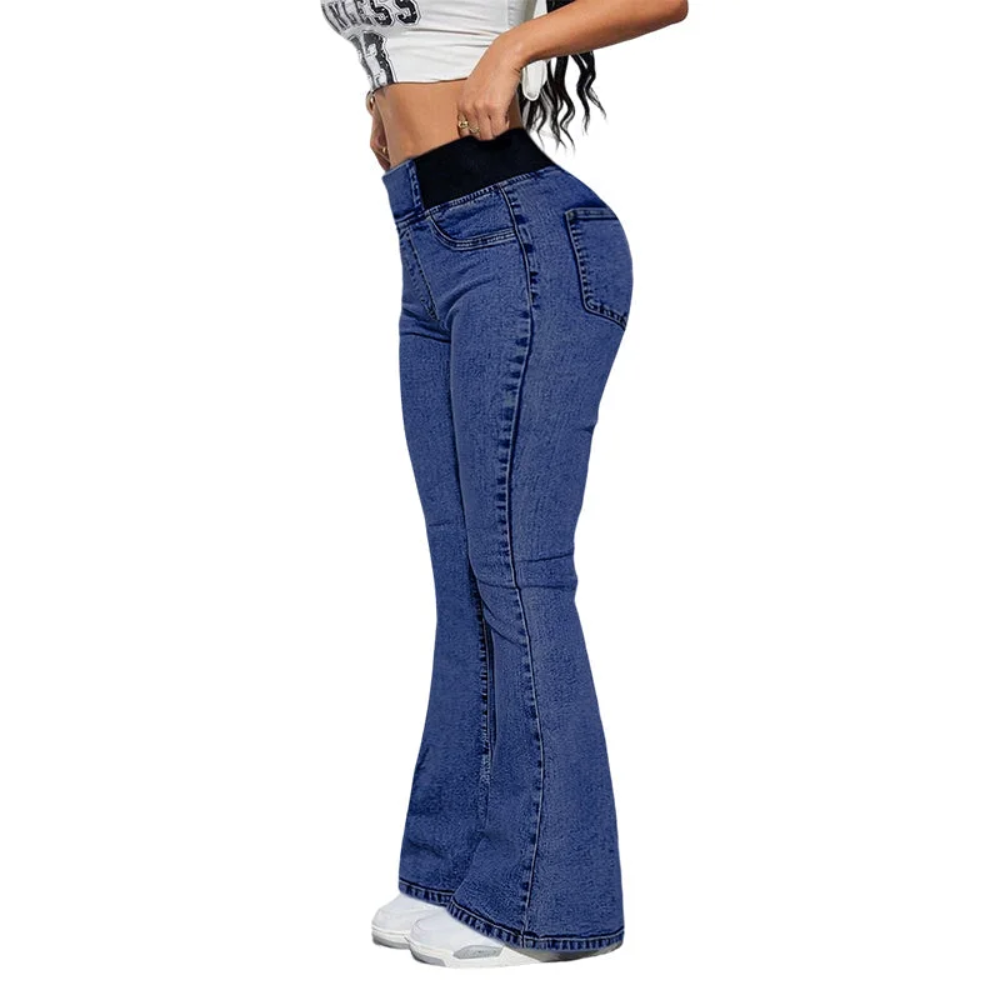 Tara™ | Jeans flare stretch moderni