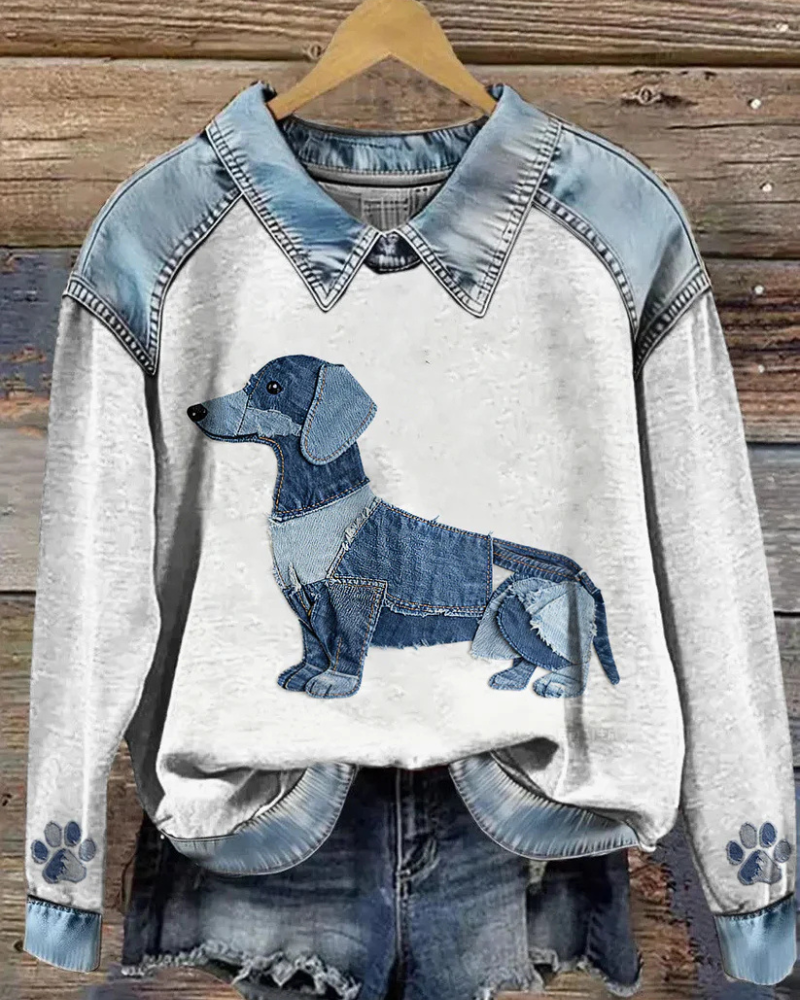 Dax™ | Maglione Con Stampa Patchwork Di Animali
