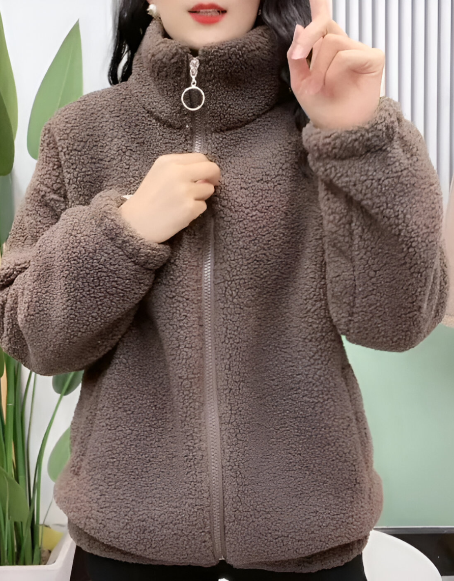 Tiziana™ | Giacca con zip calda e spessa