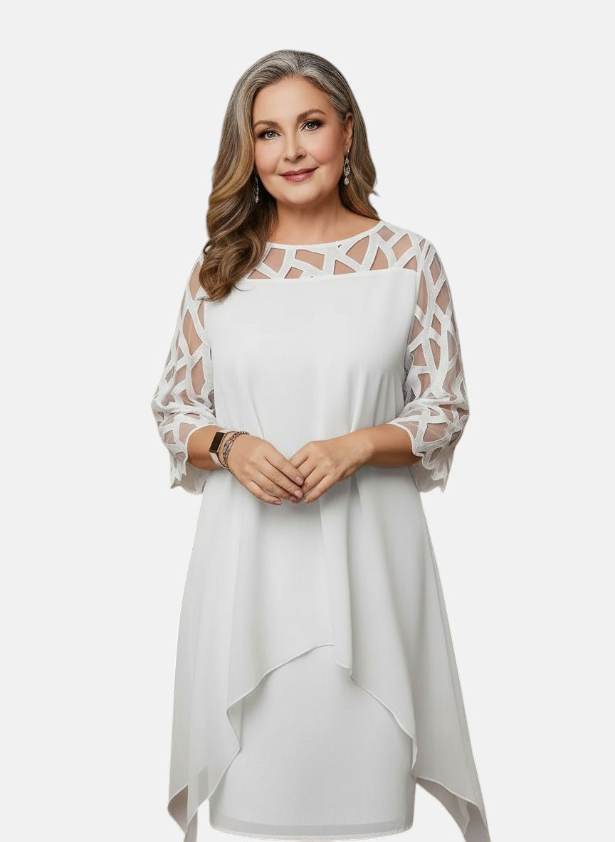 Elara™ | Elegante Comoda Vestito Midi