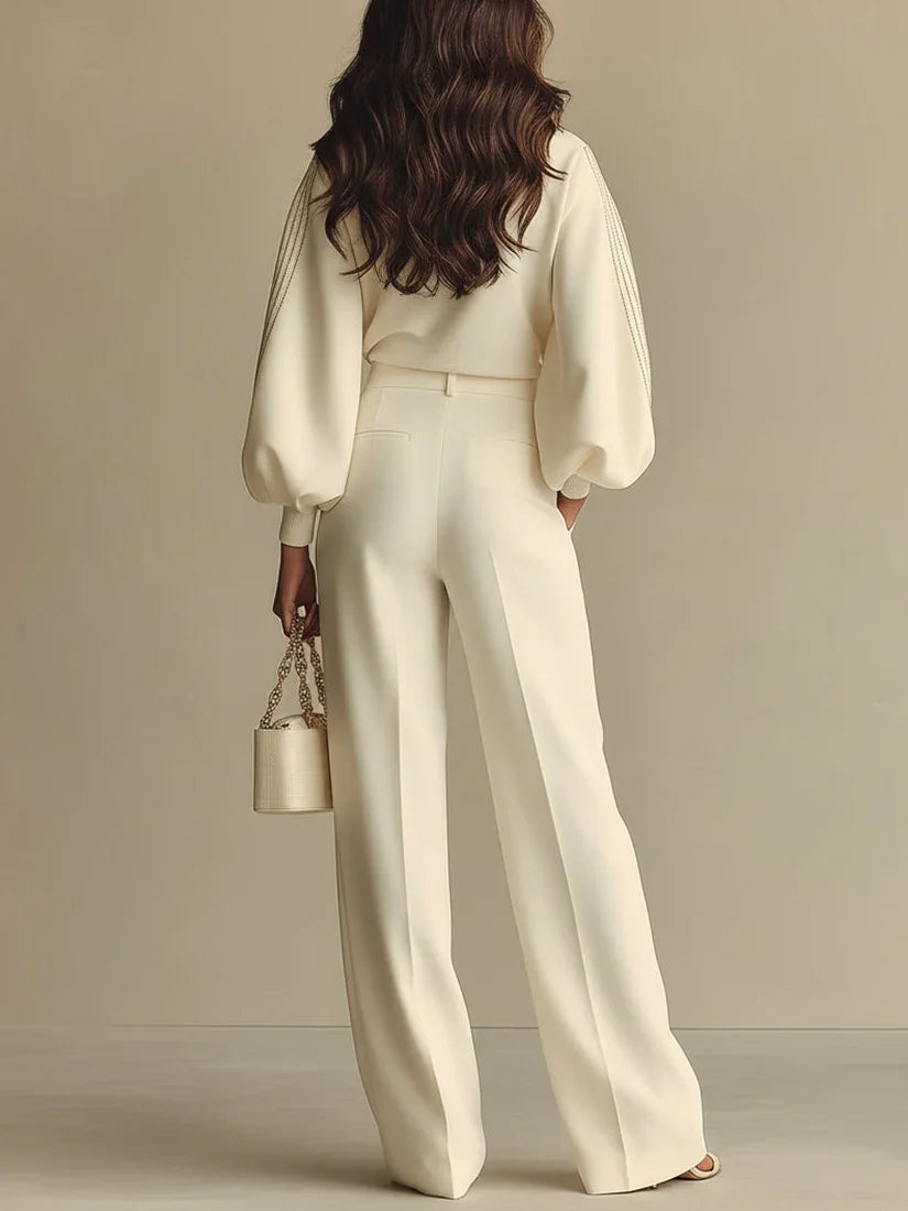 Elya™ | Maglione e Pantaloni Chic Moderni