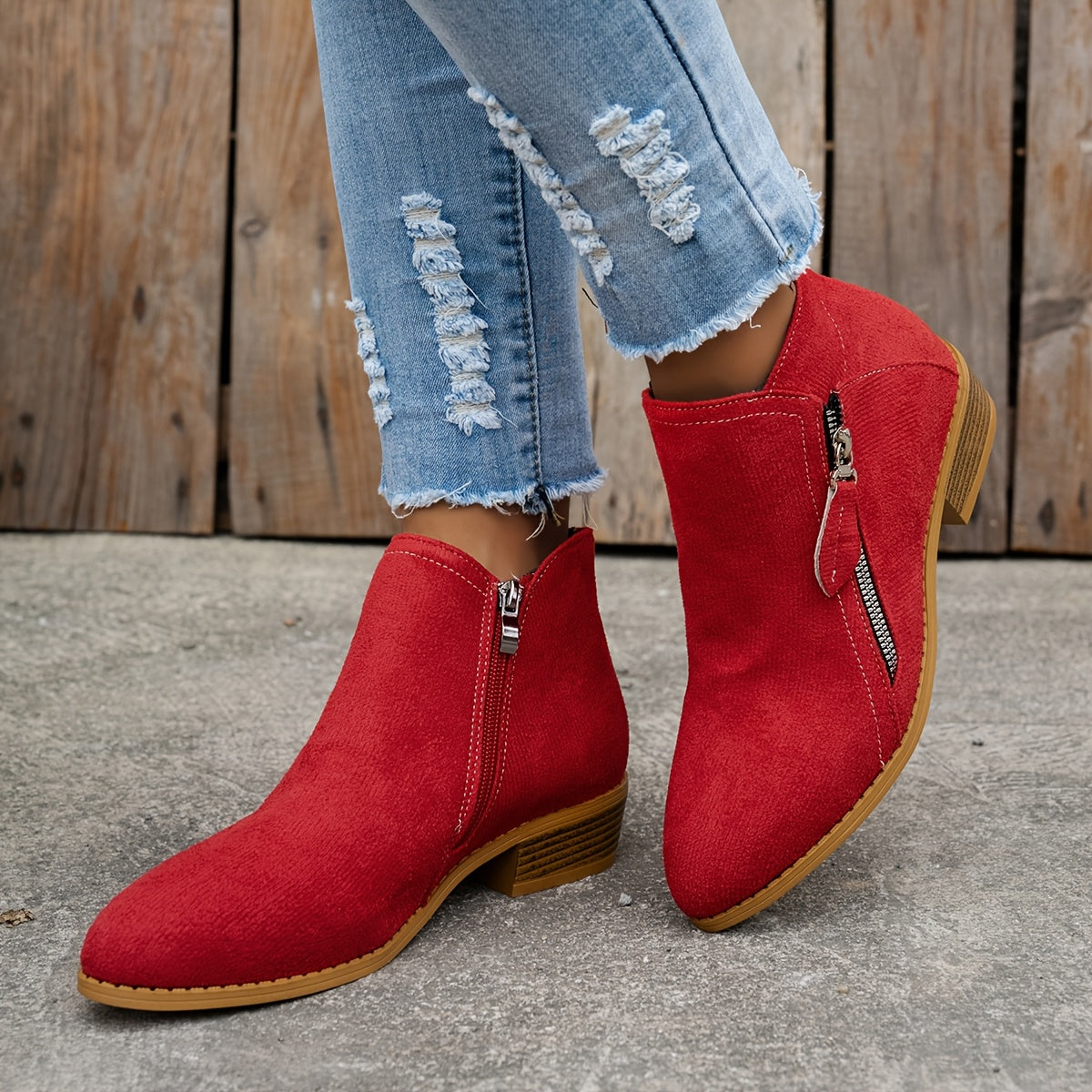 Lona™ | Stivaletti alla caviglia in suede eleganti