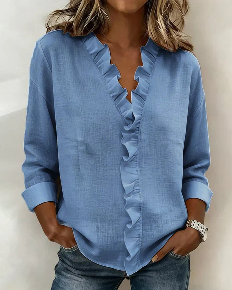 Savi™ | Top V con Rouches Elegante