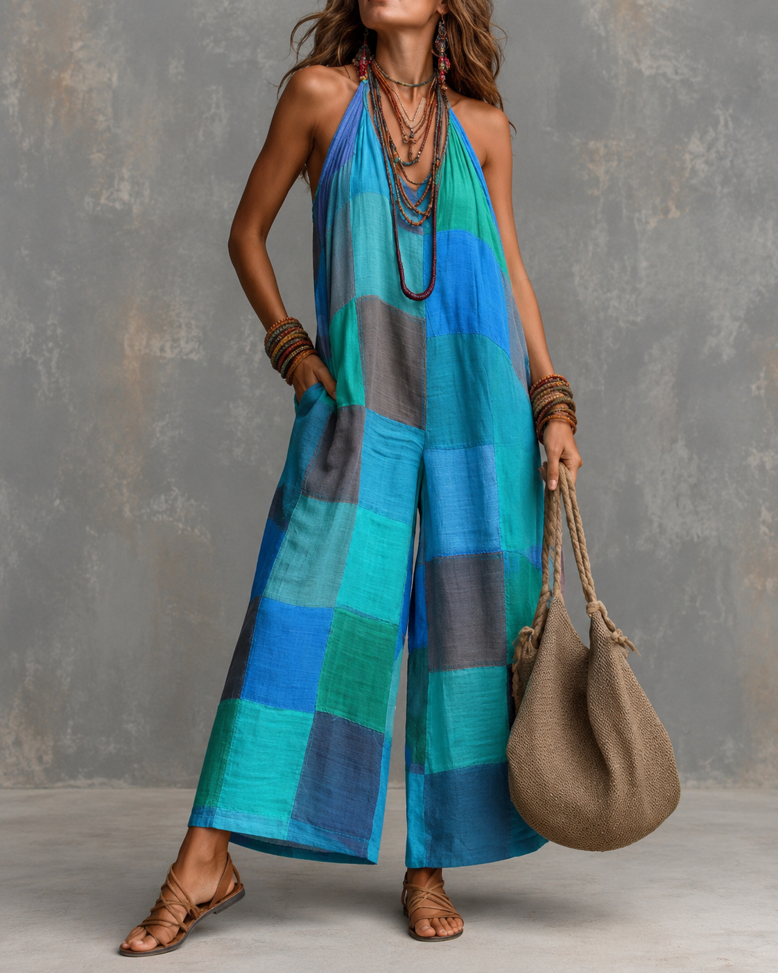 Elora™ | Tuta Patchwork Bohemien