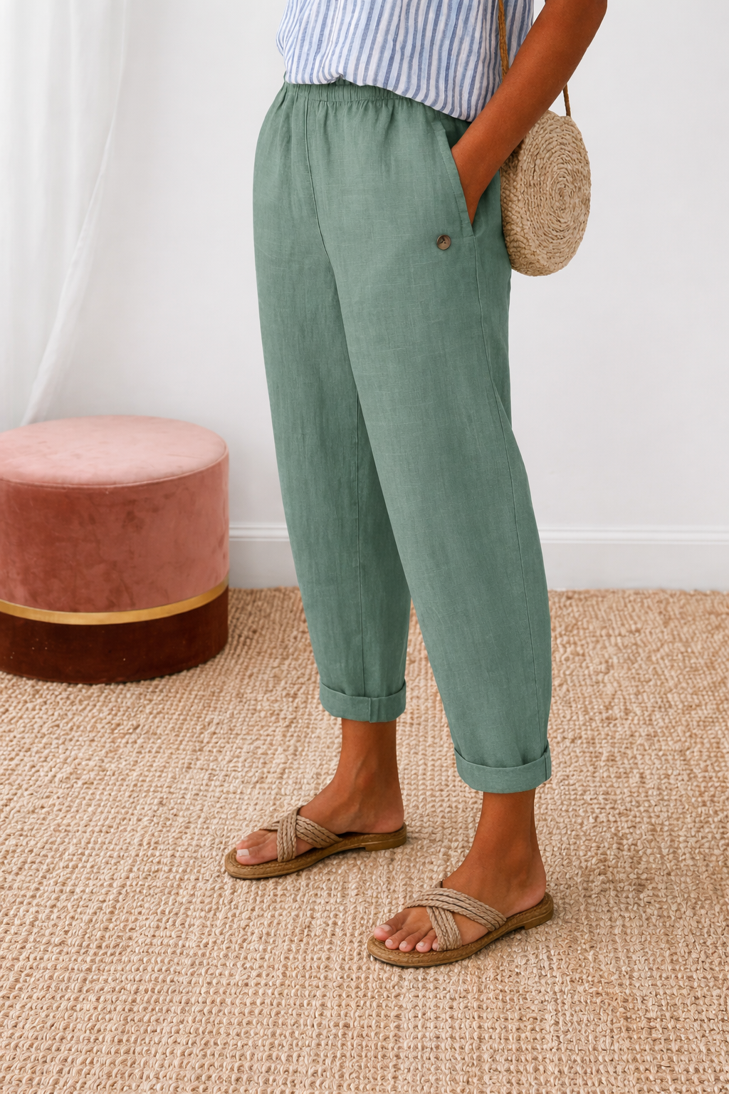 Sanne™ | Pantaloni Tapered Eleganti