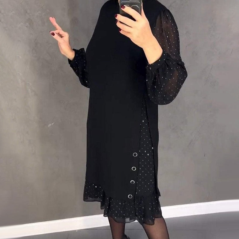 Mara™ | Abito elegante con maniche in chiffon