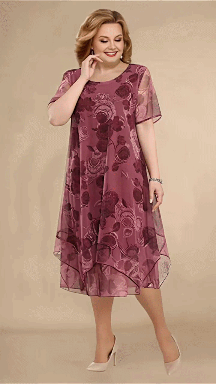 Anke™ | Elegante Abito a Fiori