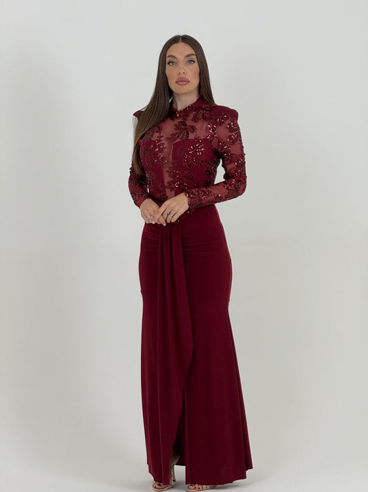 Lara™ | Abito da Sera Strutturato e Stilosamente Elegante