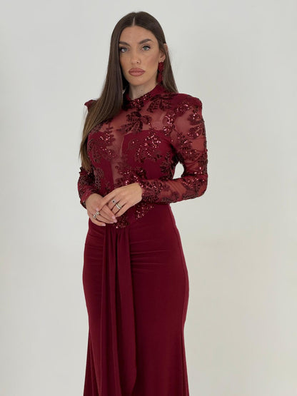 Lara™ | Abito da Sera Strutturato e Stilosamente Elegante