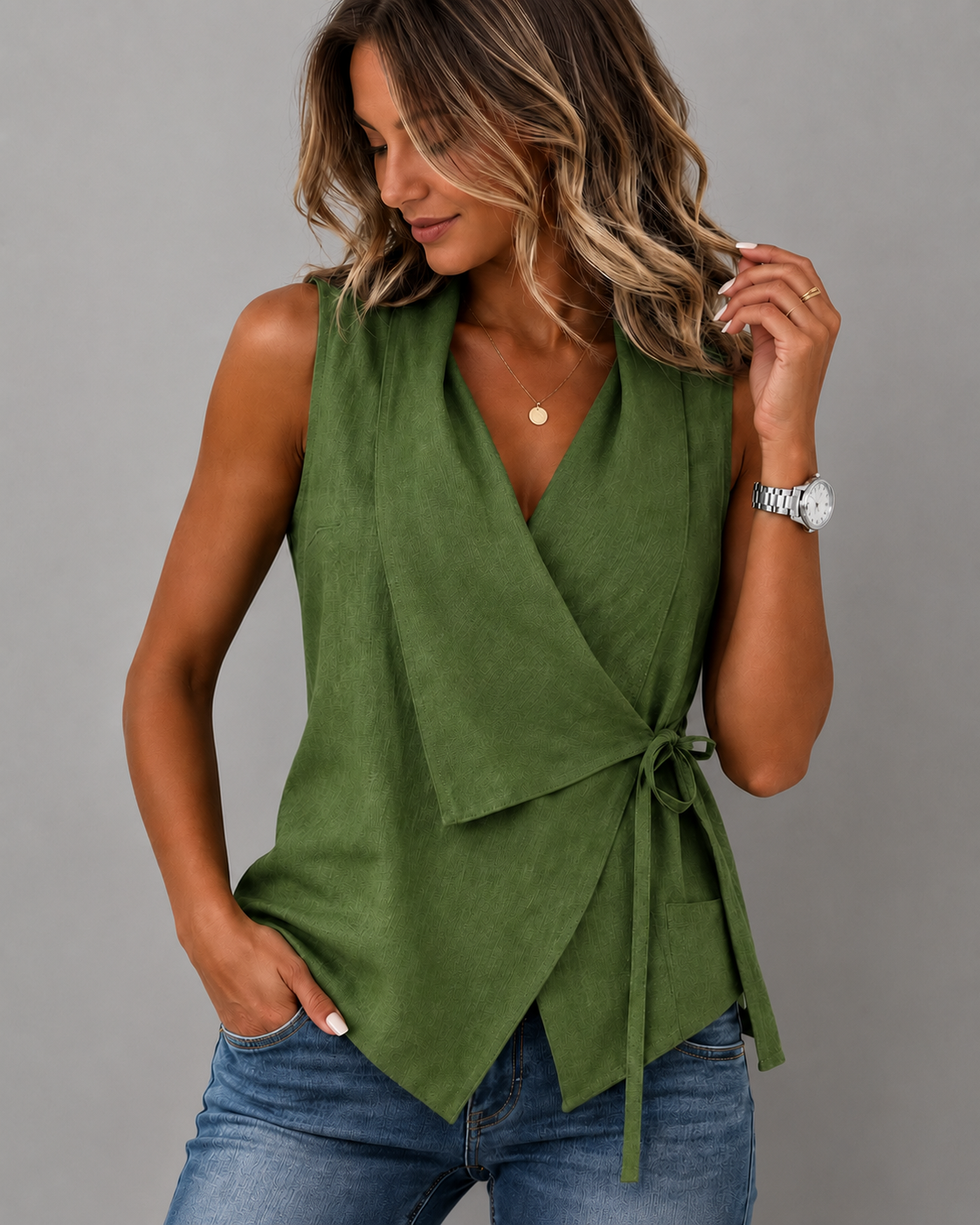 Lorena™ | Elegante Blusa Senza Maniche