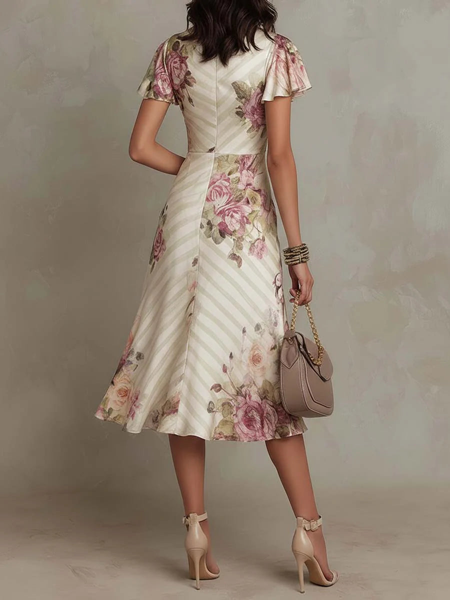 Vina™ | Abito Midi Avvolgente Elegante