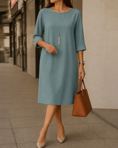 Odette™ | Abito Midi Camuffa Pancia