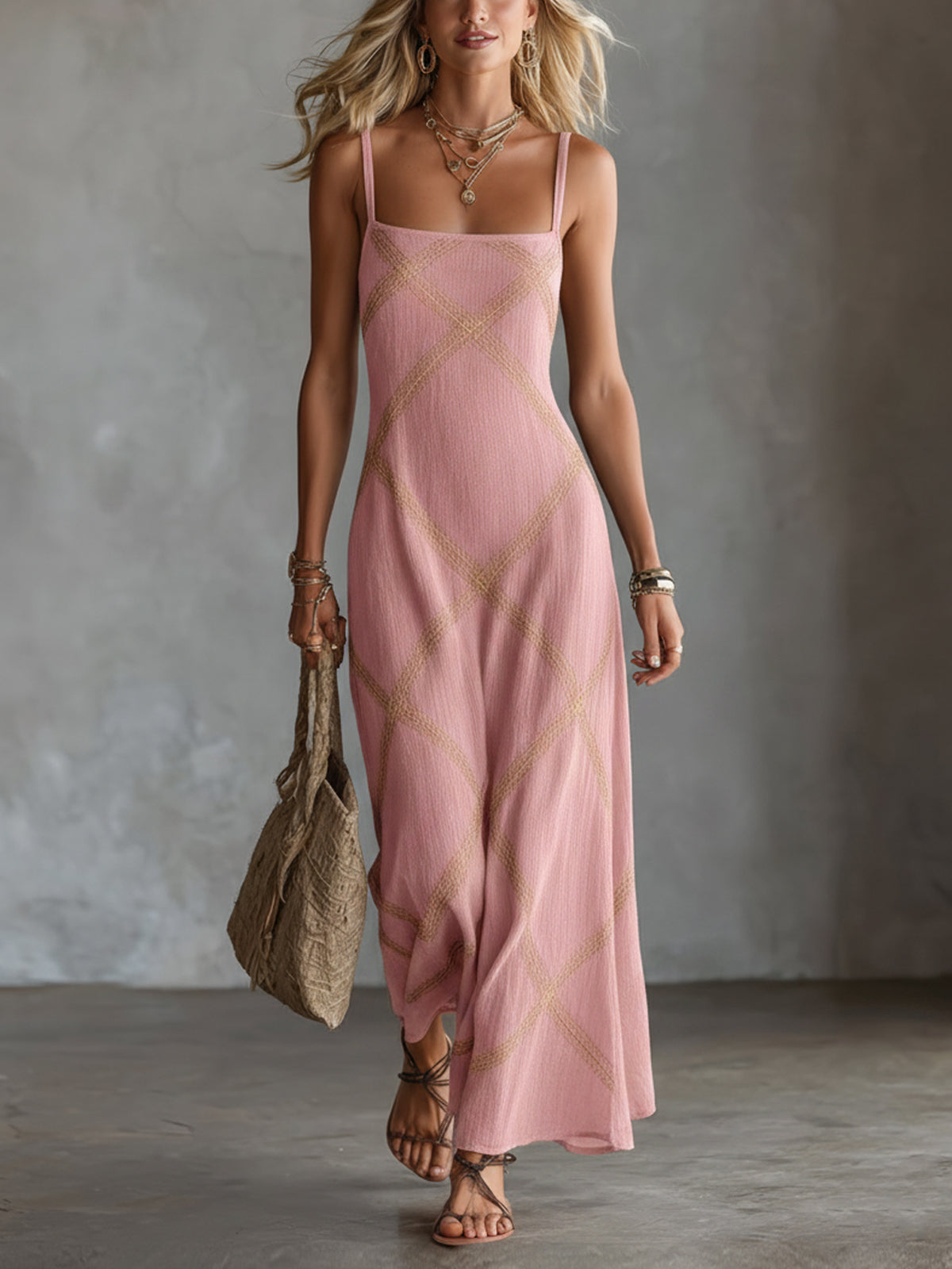 Zafira™ | Elegante Jumpsuit Con Pantaloni Larghi E Stampa