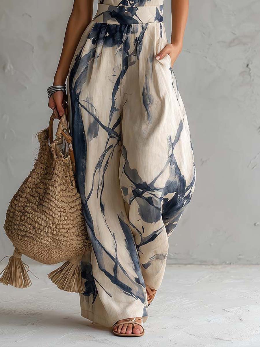 Marcelle™ | Tuta Camuffante per Pancia con Pantaloni Ampi