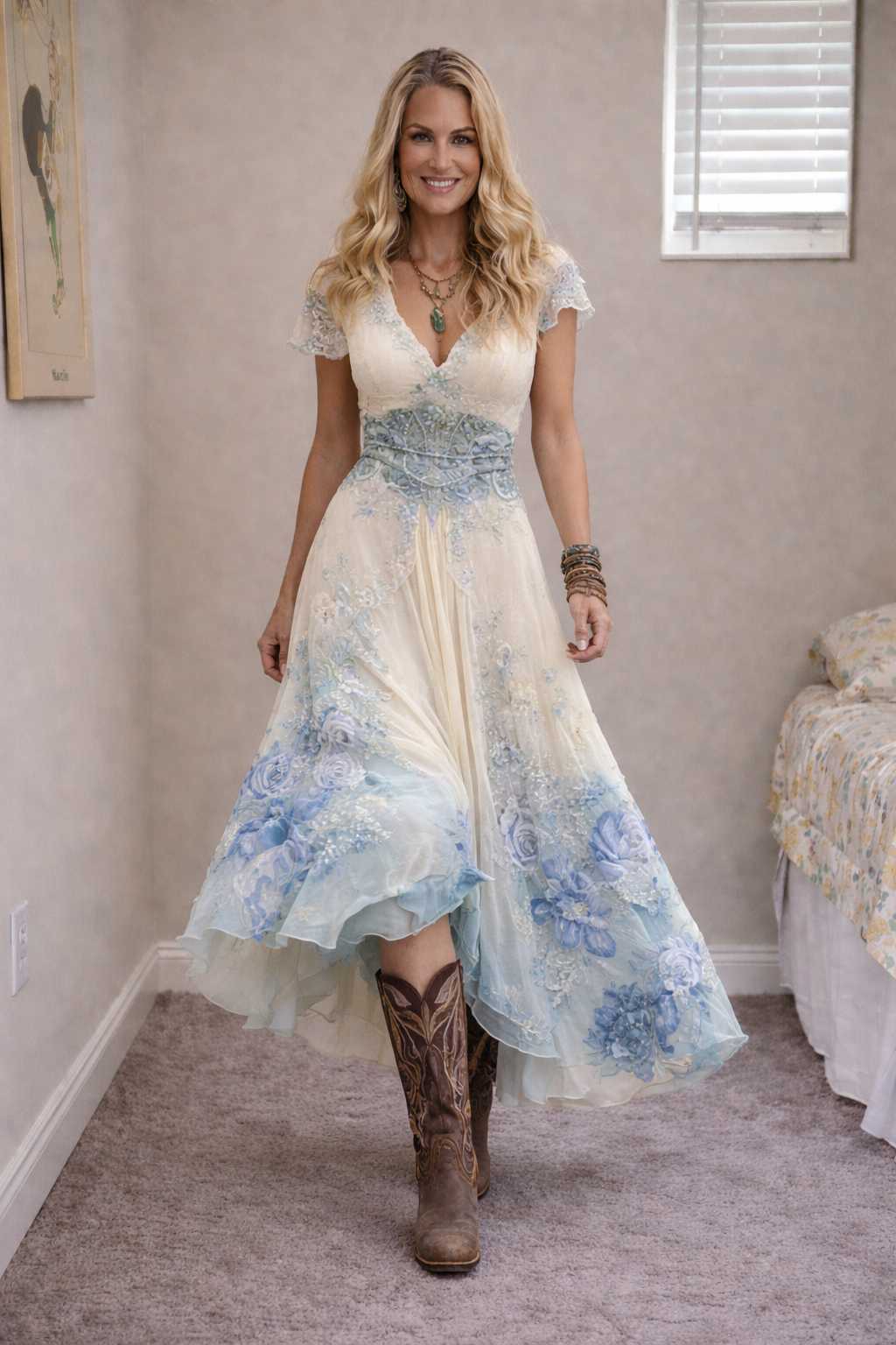 Jullia™ | Abito boho ispirato al vintage elegante