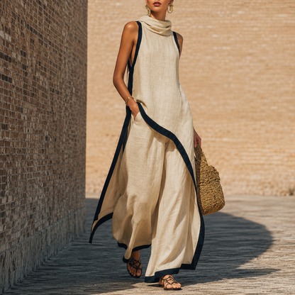 Jovanne™ | Elegante Set in Lino a Due Pezzi