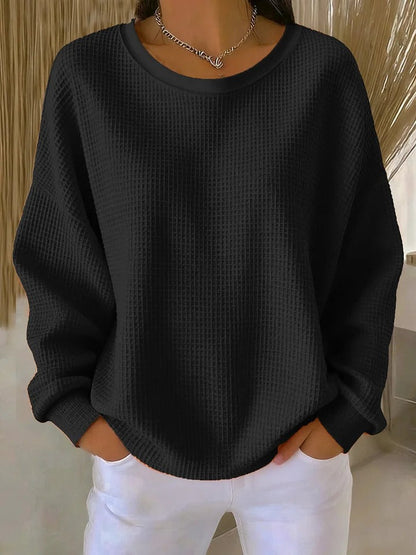 Sari™ | Maglione Casual in Tessuto Strutturato