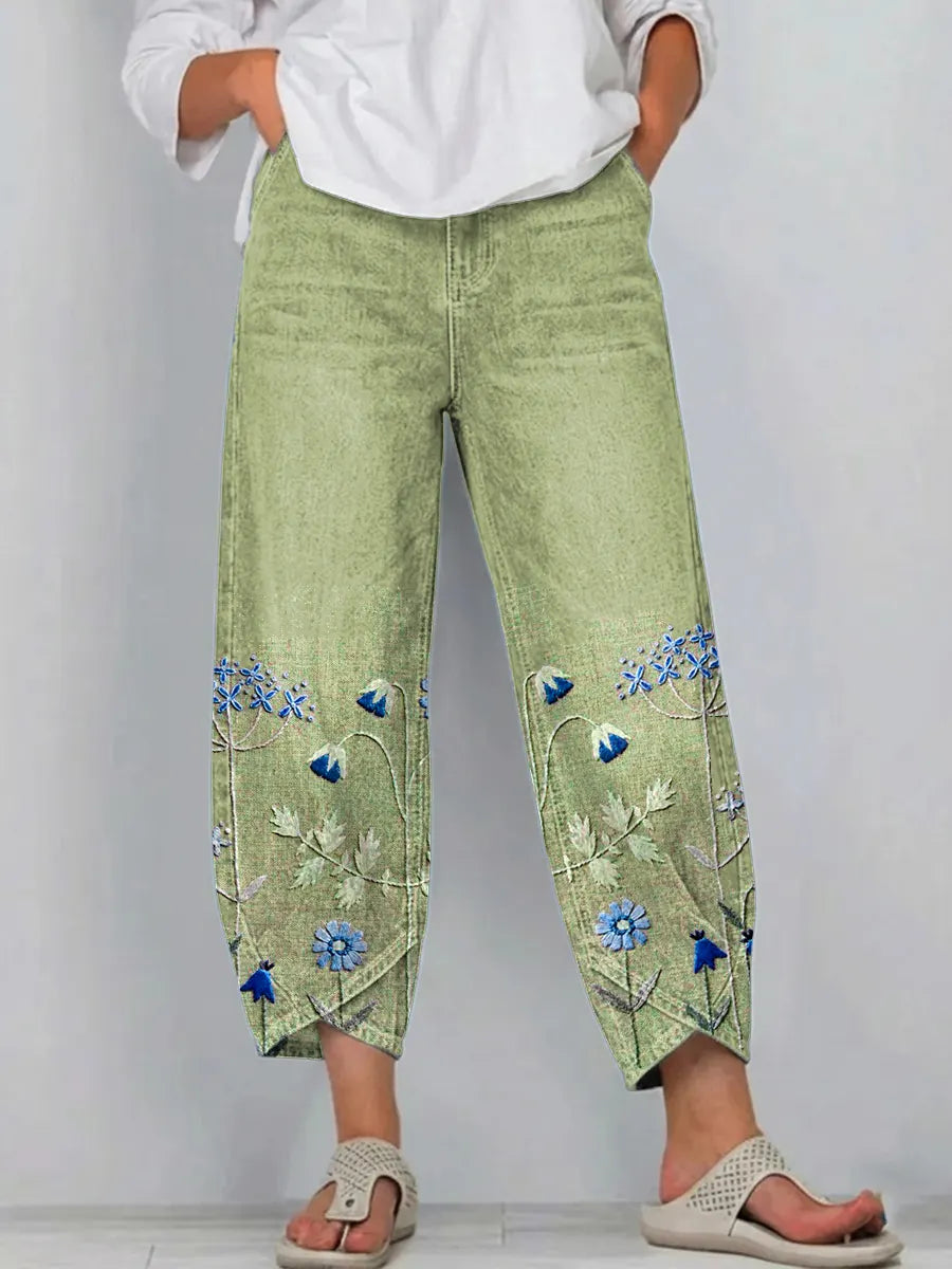 Aven™ | Pantaloni Casual Ricamati