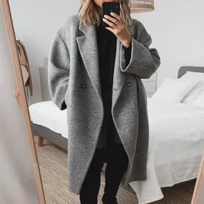 Layla - Cappotto in Lana Oversize
