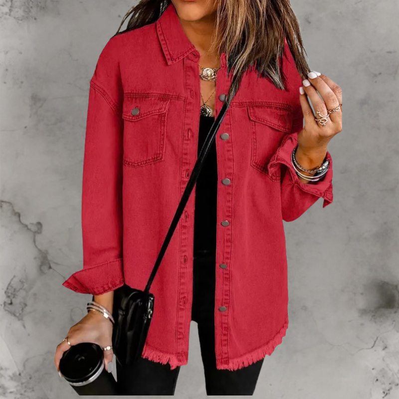 Kian™ | Giacca di Jeans Casual con Bottoni