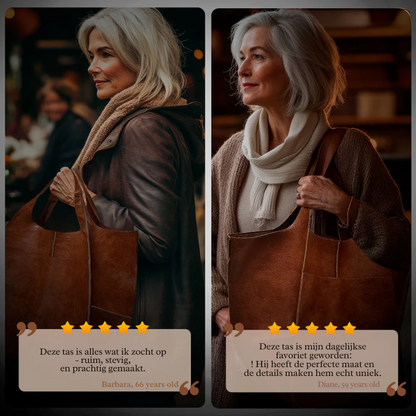 L'eleganza senza tempo di Laura | Borsa Vintage in Pelle Vegana