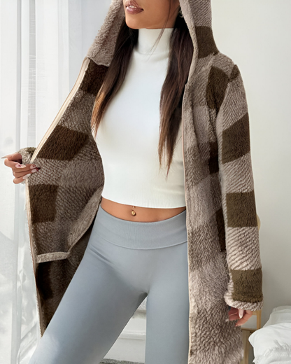 Zari™ | Giacca Moderna Calda con Cappuccio