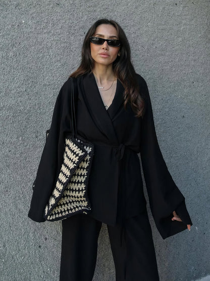 Bella | set kimono linnen