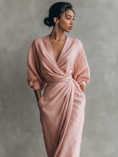Nina™ | Elegante Vestito Maxi Avvolgente