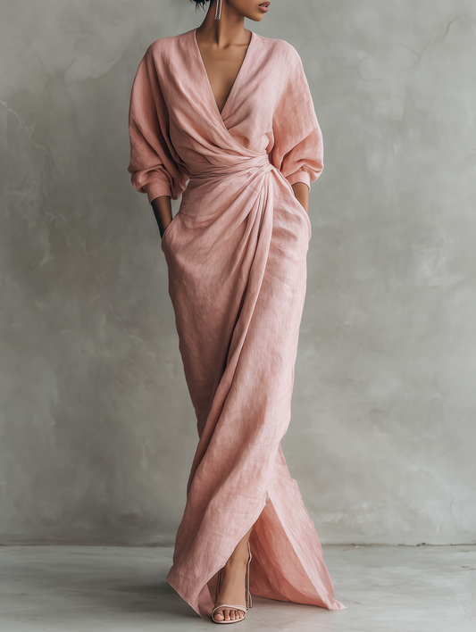 Nina™ | Elegante Vestito Maxi Avvolgente