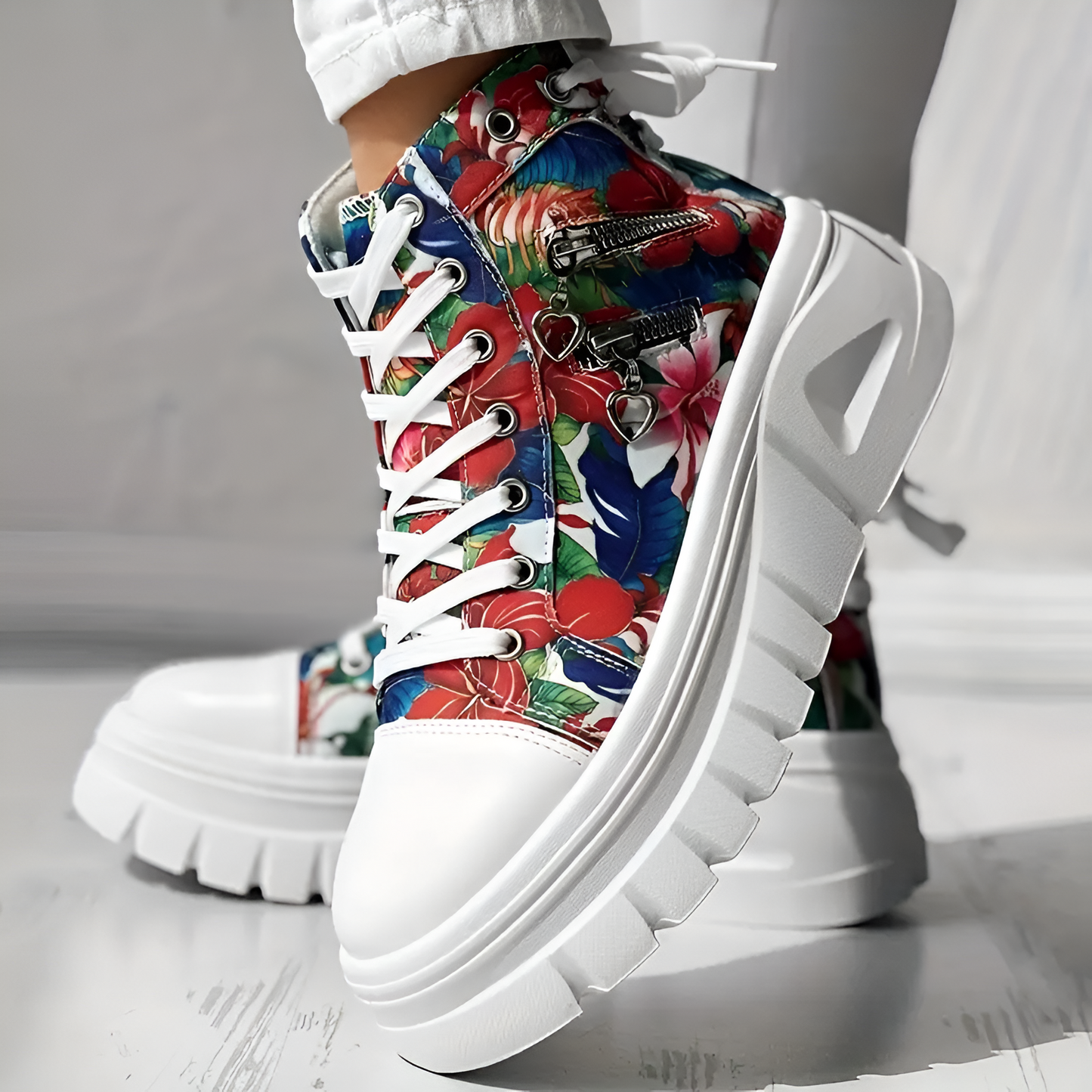 Elin™ | Sneakers Alte Ortopediche in Denim