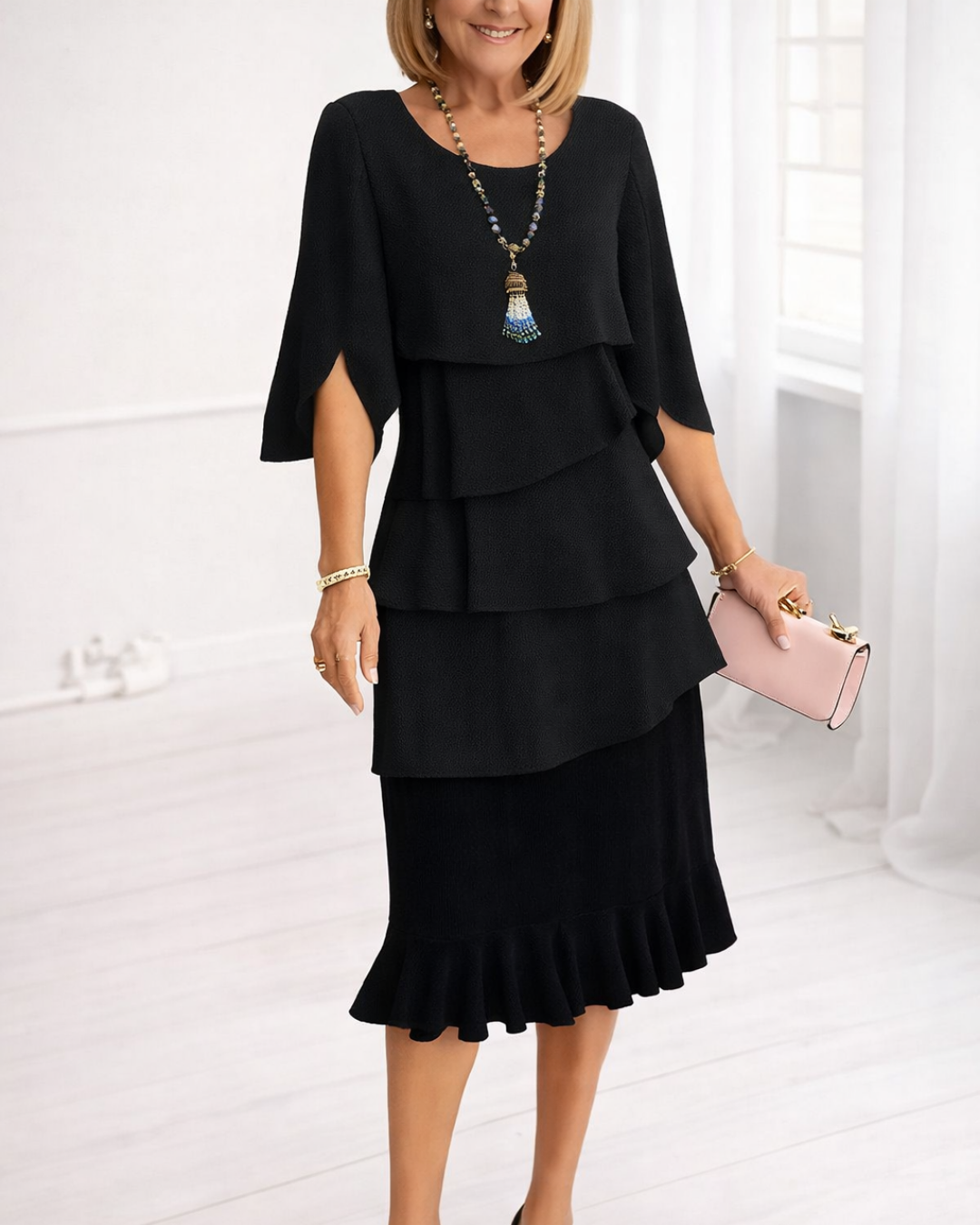 Leno™ | Abito Midi Elegante
