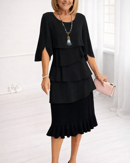 Leno™ | Abito Midi Elegante