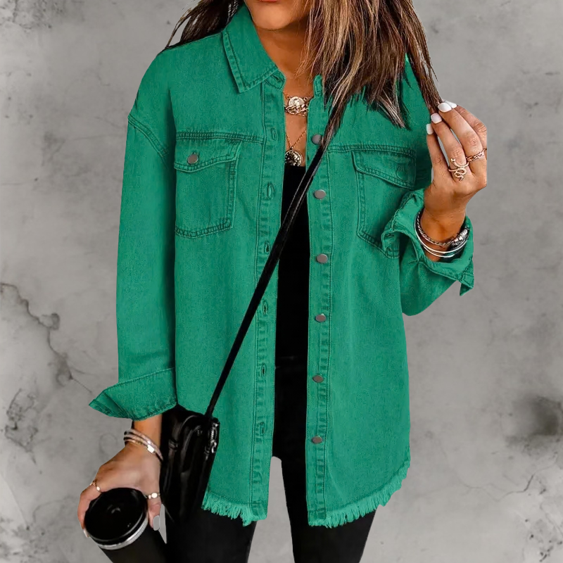 Kian™ | Giacca di Jeans Casual con Bottoni