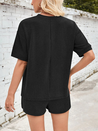 Jinte | Completo loungewear in morbido tessuto a coste