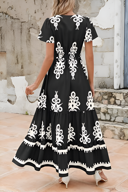 Lisa™ | Abito Maxi Boho Senza Maniche