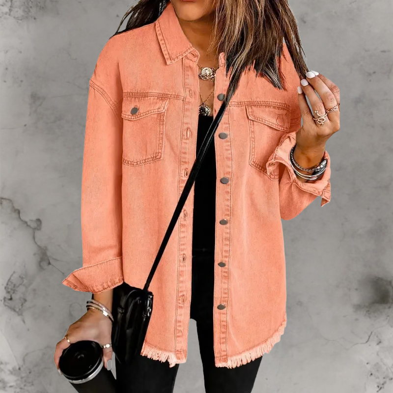 Kian™ | Giacca di Jeans Casual con Bottoni