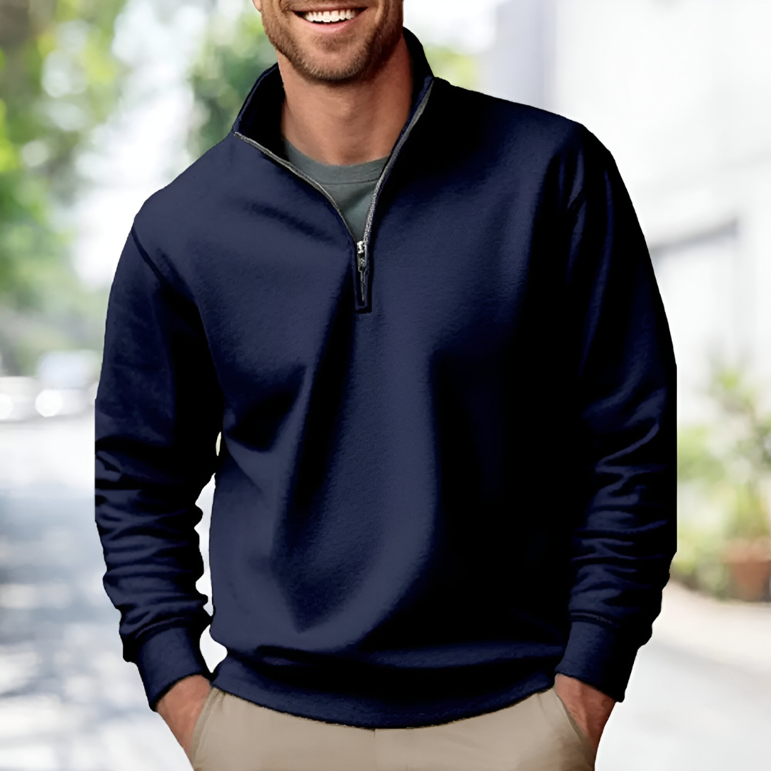 Leopoldo™ | Felpa con zip di lusso