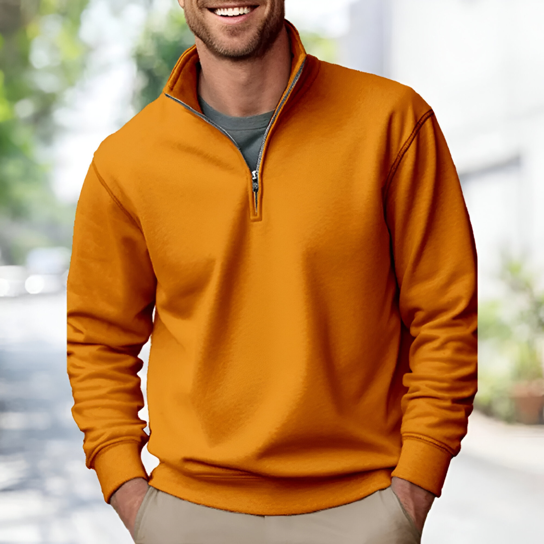 Leopoldo™ | Felpa con zip di lusso