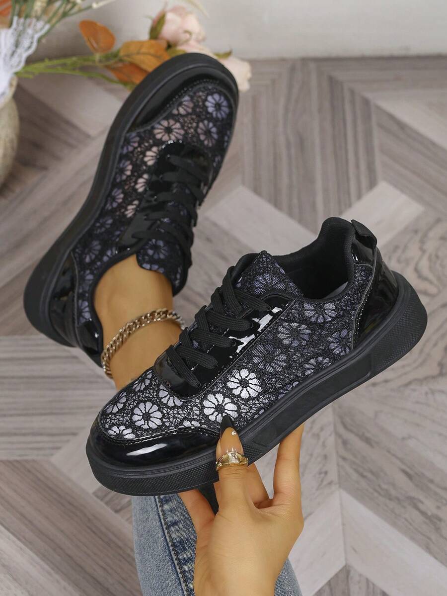Audra™ | Sneakers Eleganti con Pizzo
